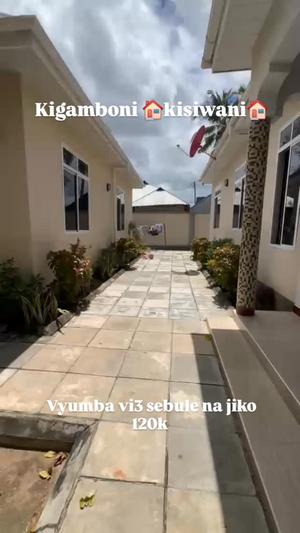 Nyumba ya vyumba vitatu inapangishwa Kigamboni Kisiwani, Dar Es Salaam