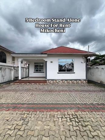 Nyumba ya vyumba vitatu inapangishwa Mikocheni, Dar Es Salaam