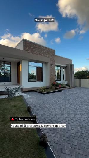 Nyumba ya vyumba vitatu inauzwa Goba Lastanza, Dar Es Salaam (600 sqm)