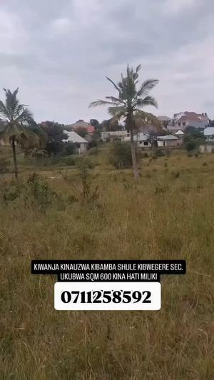 Kiwanja kinauzwa Kibamba Kibwegere, Dar Es Salaam sqm 600 Kiwanja kinauzwa Kibamba Kibwegere, Dar Es Salaam sqm 600