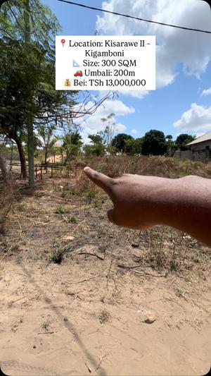Kiwanja kinauzwa Kisarawe II, Dar Es Salaam (300 sqm)