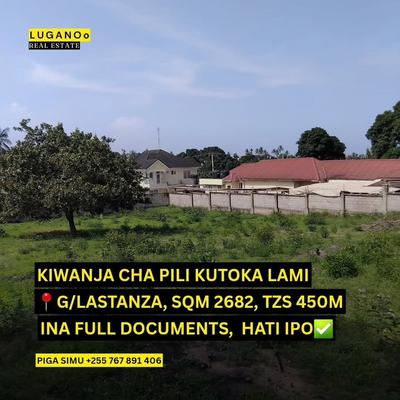 Kiwanja kinauzwa Goba Lastanza, Dar Es Salaam sqm 2682