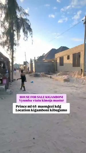Nyumba ya vyumba vitatu inauzwa Kigamboni Kibugumo, Dar Es Salaam