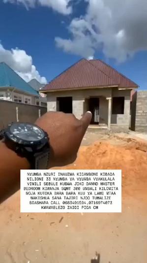 Nyumba ya vyumba viwili inauzwa Kibada, Kigamboni, Dar Es Salaam (300 sqm) Nyumba ya vyumba viwili inauzwa Kibada, Kigamboni, Dar Es Salaam (300 sqm)