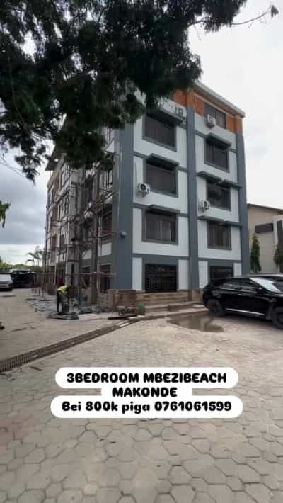 Nyumba ya vyumba vitatu inapangishwa Mbezi Beach Makonde, Dar Es Salaam