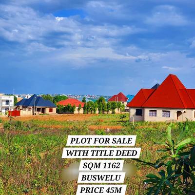 Kiwanja kinauzwa Buswelu, Mwanza (1162 sqm)