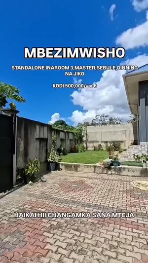 3 Bedrooms House for Rent in Mbezi Mwisho, Dar Es Salaam