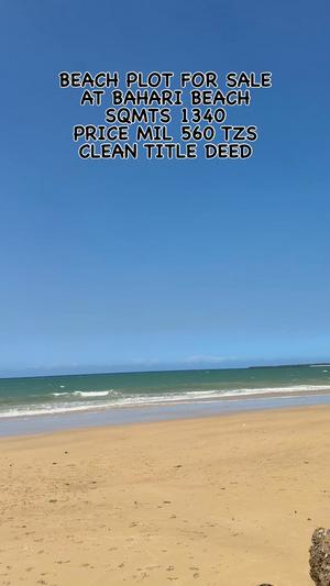 Beach Plot for Sale in Bahari Beach, Dar Es Salaam (1340 sqm) Beach Plot for Sale in Bahari Beach, Dar Es Salaam (1340 sqm)
