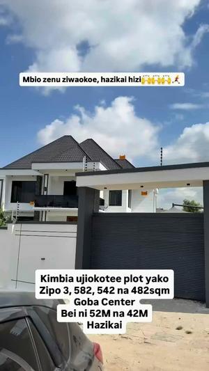Kiwanja kinauzwa Goba Center, Dar Es Salaam (582 sqm) Kiwanja kinauzwa Goba Center, Dar Es Salaam (582 sqm)