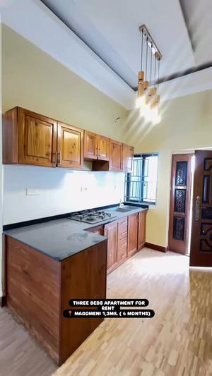 Apartment ya vyumba vitatu inapangishwa Magomeni, Dar Es Salaam