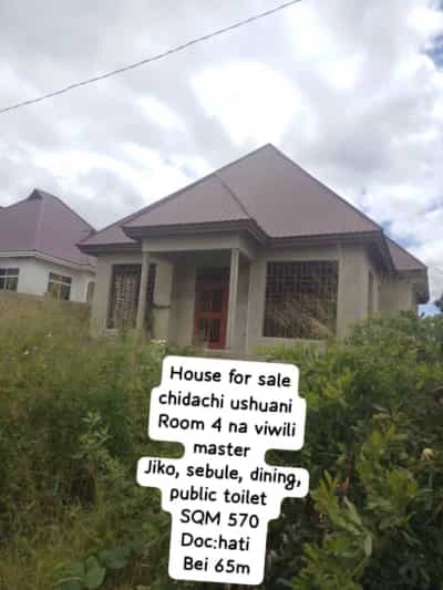 Nyumba ya vyumba vinne inauzwa Chidachi West, Dodoma (570 sqm)