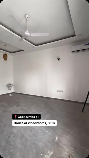 Nyumba ya vyumba viwili inapangishwa Goba Simba Oil, Dar Es Salaam