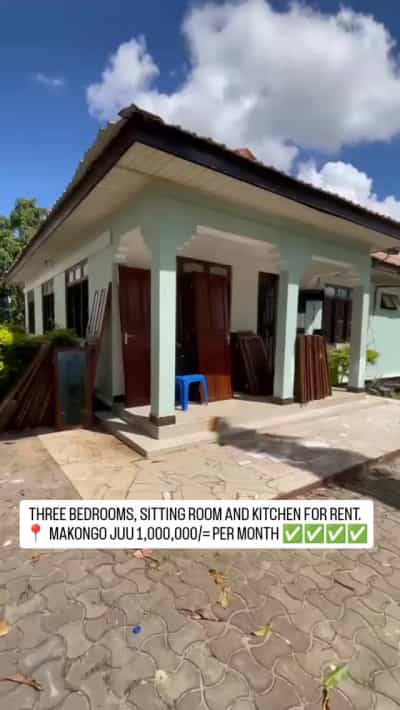 Apartment ya vyumba vitatu inapangishwa Makongo Juu, Dar Es Salaam