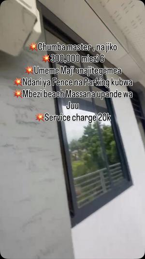 Nyumba ya chumba kimoja inapangishwa Mbezi Beach Massana, Dar Es Salaam