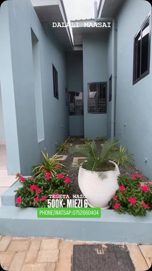 Nyumba ya vyumba viwili inapangishwa Tegeta Wazo Mashaba Ya Jeshi, Dar Es Salaam