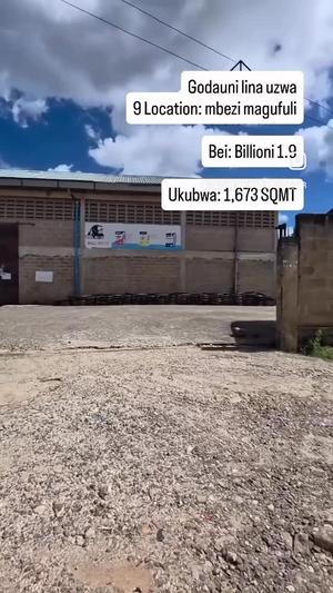Godauni, Ghala inauzwa Mbezi Magufuli, Dar Es Salaam (1673 sqm)