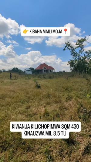 Kiwanja kinauzwa Kibaha Maili Moja - Pangani, Pwani sqm 430 Kiwanja kinauzwa Kibaha Maili Moja - Pangani, Pwani sqm 430