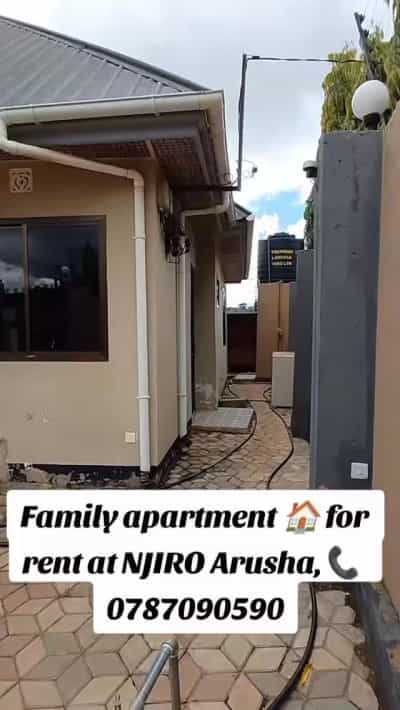 Nyumba/Apartment ya vyumba viwili inapangishwa Arusha