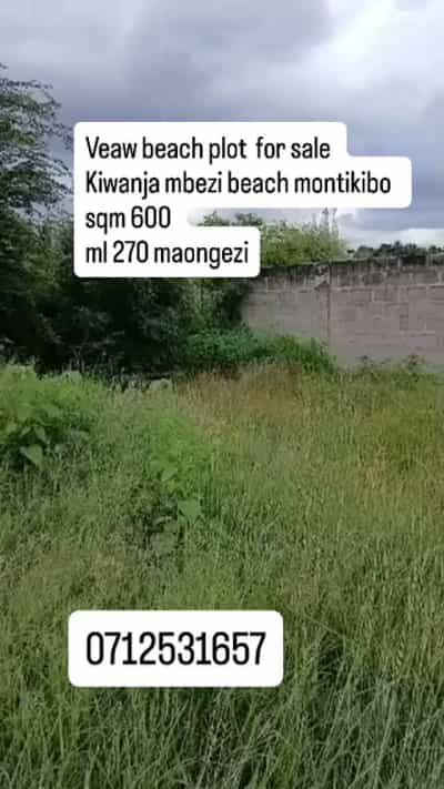 Beach Plot kinauzwa Mbezi Beach, Dar Es Salaam (600 sqm)