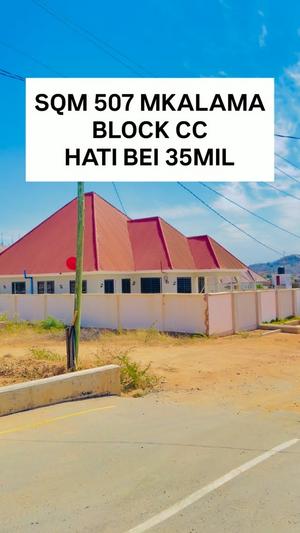 Kiwanja kinauzwa Mkalama Block Cc, Morogoro sqm 507 Kiwanja kinauzwa Mkalama Block Cc, Morogoro sqm 507