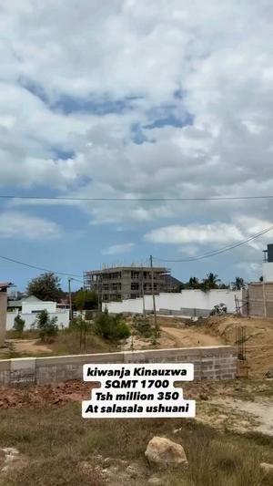 Residential Plot for Sale in Salasala Ushuaani, Dar Es Salaam (1700 sqm)