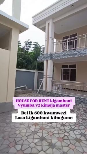 Apartment ya vyumba viwili inapangishwa Kigamboni Kibugumo, Dar Es Salaam