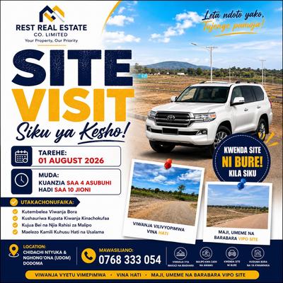 Residential Plots for Sale in Dodoma Mjini Residential Plots for Sale in Dodoma Mjini