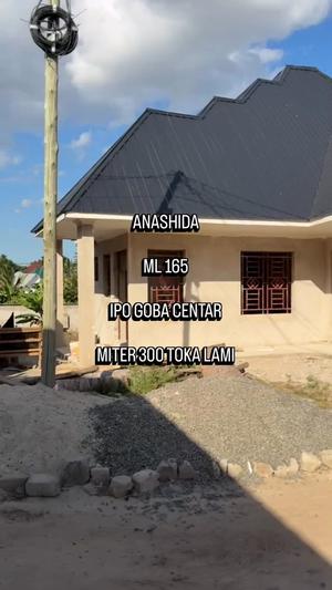 Nyumba ya vyumba vitatu inauzwa Goba Center, Dar Es Salaam (600 sqm)