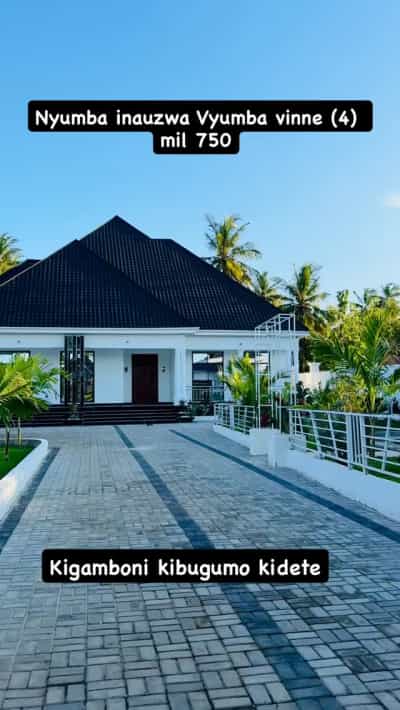 Nyumba ya vyumba vinne inauzwa Kibugumo Kidete, Dar Es Salaam (1500 sqm)