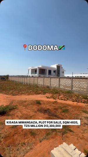 Plot for sale in Kisasa Mwangaza, Dodoma sqm 4820 Plot for sale in Kisasa Mwangaza, Dodoma sqm 4820