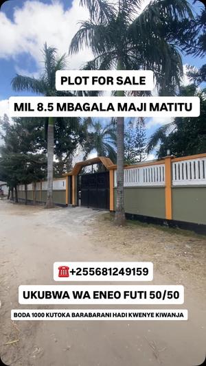 Residential Plot for Sale in Mbagala Maji Matitu, Dar Es Salaam (2500 sqm)