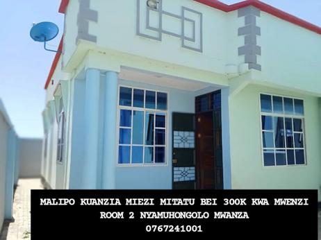 Nyumba ya vyumba viwili inapangishwa Nyamuhongolo, Mwanza