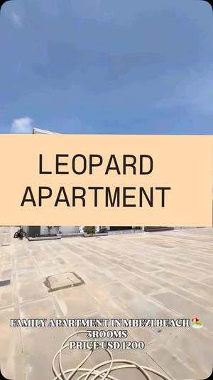 Apartment ya vyumba vitatu inapangishwa Mbezi Beach, Dar Es Salaam