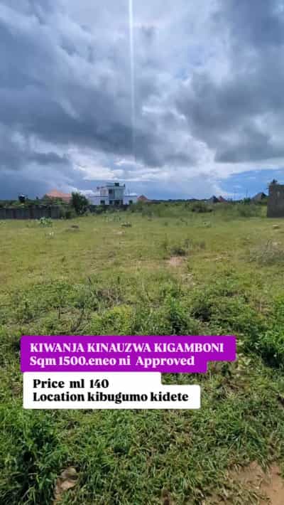 Kiwanja kinauzwa Kibugumo Kidete Upande Wa Bahari, Dar Es Salaam (1500 sqm)