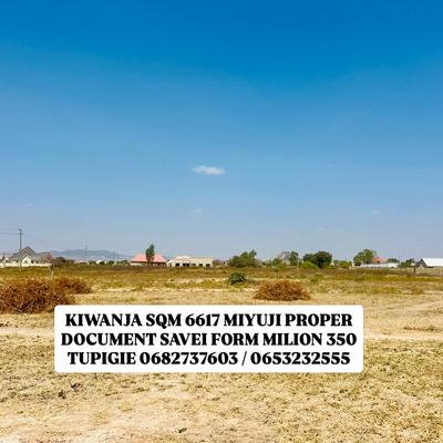 Kiwanja kinauzwa Miyuji, Dodoma sqm 6617 Kiwanja kinauzwa Miyuji, Dodoma sqm 6617