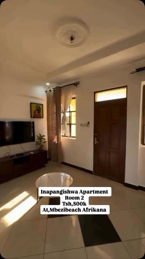 Apartment ya vyumba viwili inapangishwa Mbezi Beach Africana, Dar Es Salaam