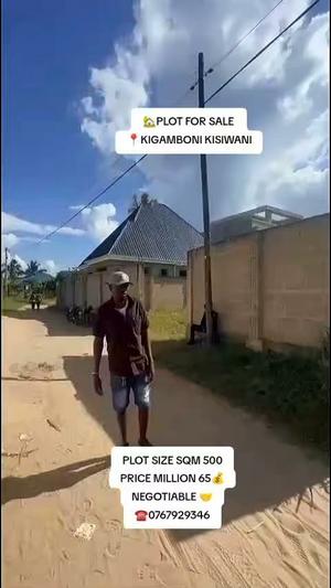 Residential Plot for Sale in Kigamboni Kisiwani, Dar Es Salaam (500 sqm)