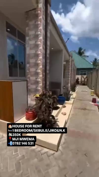 Nyumba ya chumba kimoja inapangishwa Kigamboni, Dar Es Salaam