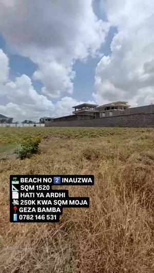 Residential Plot for Sale in Kigamboni Geza Bamba, Dar Es Salaam (1520 sqm) Residential Plot for Sale in Kigamboni Geza Bamba, Dar Es Salaam (1520 sqm)