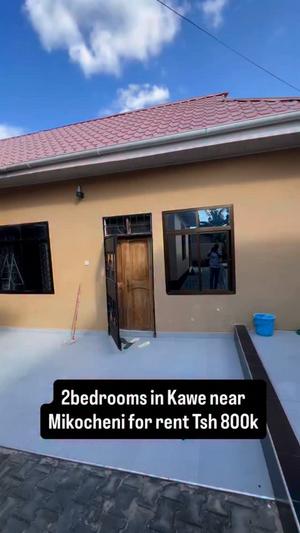 Apartment ya vyumba viwili inapangishwa Kawe, Dar Es Salaam