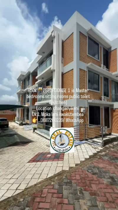 Nyumba ya vyumba viwili inapangishwa Changanyikeni, Dar Es Salaam