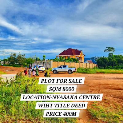 Kiwanja kinauzwa Nyasaka Six Road, Mwanza (8000 sqm)