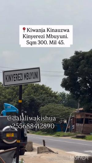 Kiwanja kinauzwa Kinyerezi Mbuyuni, Dar Es Salaam (300 sqm)