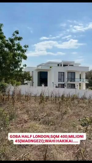 Kiwanja kinauzwa Goba Half London, Dar Es Salaam (400 sqm)
