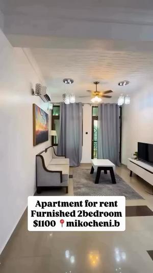Apartment (Furnished) ya vyumba viwili inapangishwa Mikocheni B, Dar Es Salaam Apartment (Furnished) ya vyumba viwili inapangishwa Mikocheni B, Dar Es Salaam