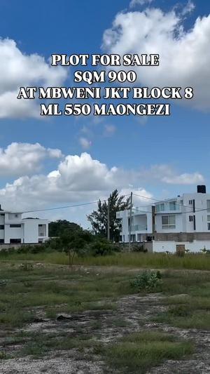 Kiwanja kinauzwa Mbweni Jkt, Dar Es Salaam sqm 900