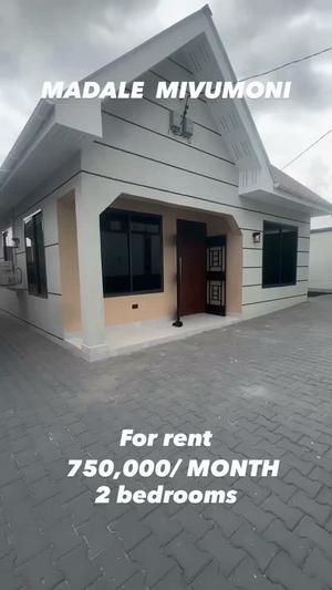 Apartment ya vyumba viwili inapangishwa Madale Mivumoni, Dar Es Salaam