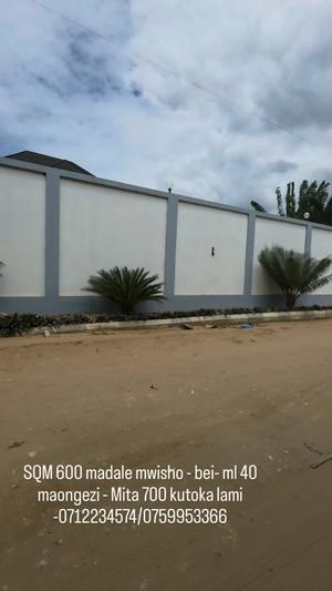 Residential Plot for Sale in Madale Mwisho, Dar Es Salaam (600 sqm)