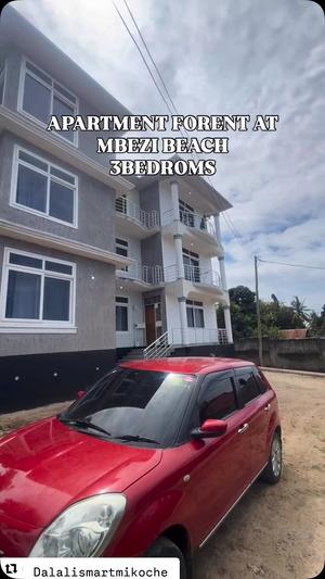 Apartment ya vyumba vitatu inapangishwa Mbezi Beach, Dar Es Salaam