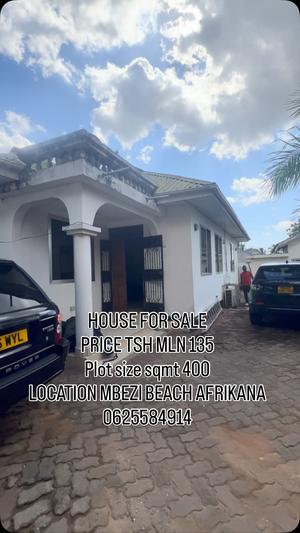House for sale in Mbezi Beach Afrikana, Dar Es Salaam
